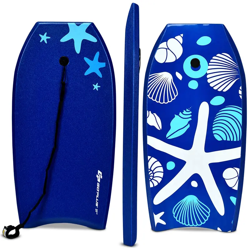 Lightweight Performance Bodyboard – EPS Core, XPE Deck, and HDPE Slick Base