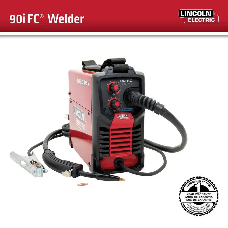 Lincoln Electric K5255-1 WELD-PAK 90i FC Welder – Compact Flux-Cored Unit Requiring No External Shielding Gas