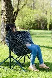 Ozark Trail Steel Hammock Chair – Folding Padded Lounger for Outdoor Relaxation 2