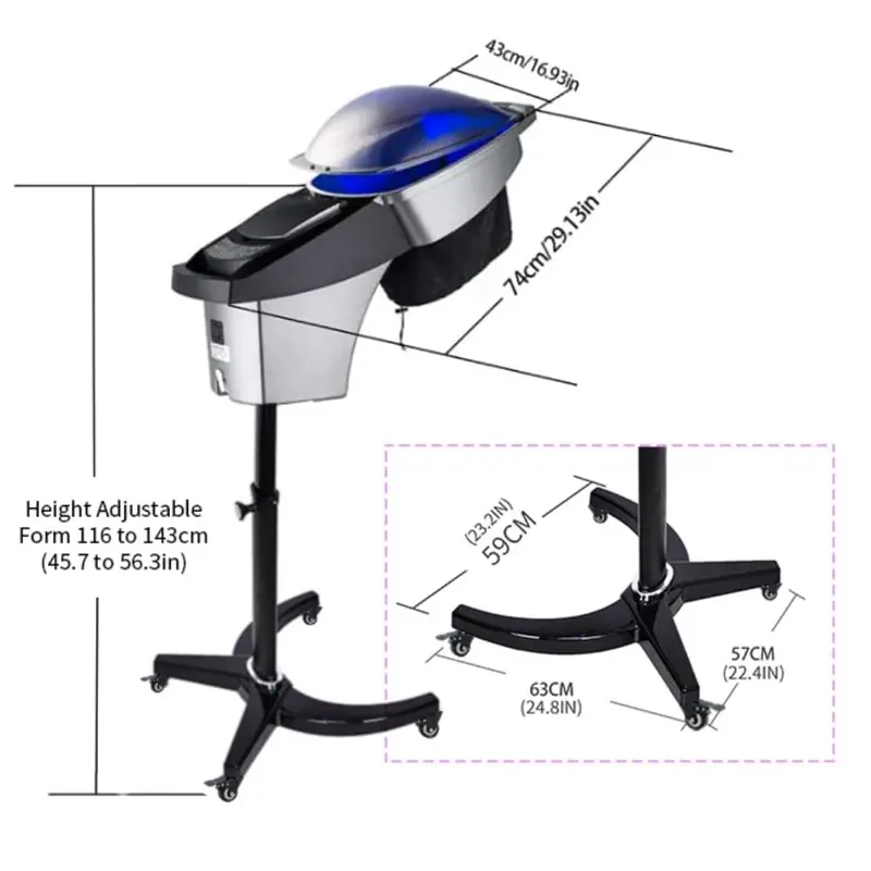 Ozone Micro Mist Hair Steamer for Professionals – O₃-Infused Color Processing Accelerator Designed for Salon Use 2