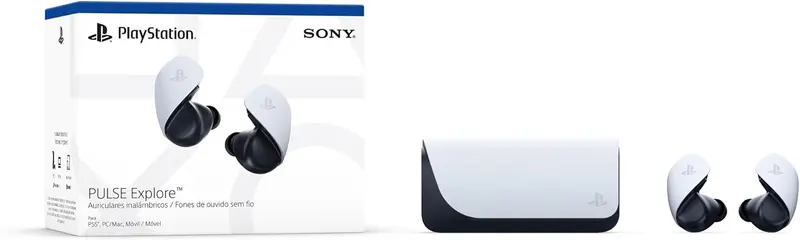 PlayStation Pulse Explore Wireless Earbuds – Midnight Black, Optimized Low-Latency Audio for PS5