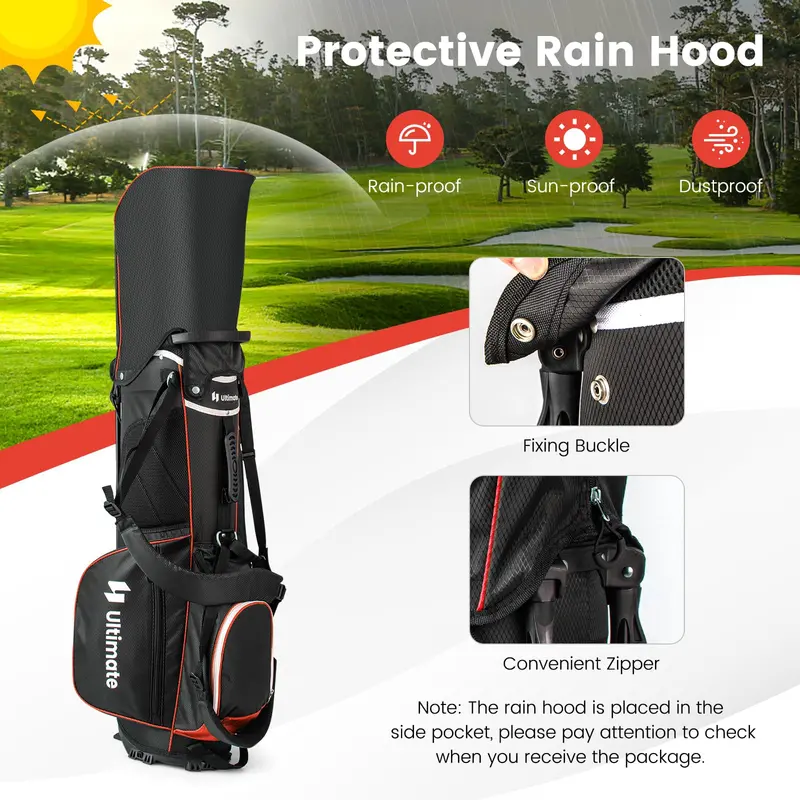Premium 14-Way Golf Stand Bag – Reinforced Frame, Even Weight Distribution, Stable Carry
