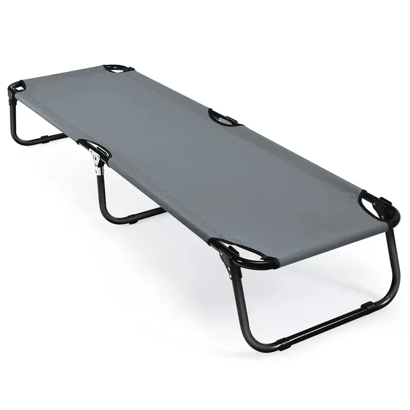 Reinforced Steel Camping Cot – Heavy-Duty Collapsible Bed for Outdoor Adventures