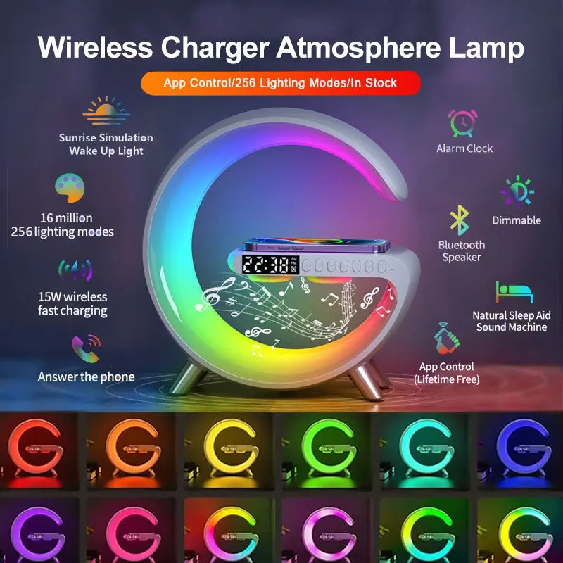 RGB Ambient Lighting MagSafe Wireless Charging Pad