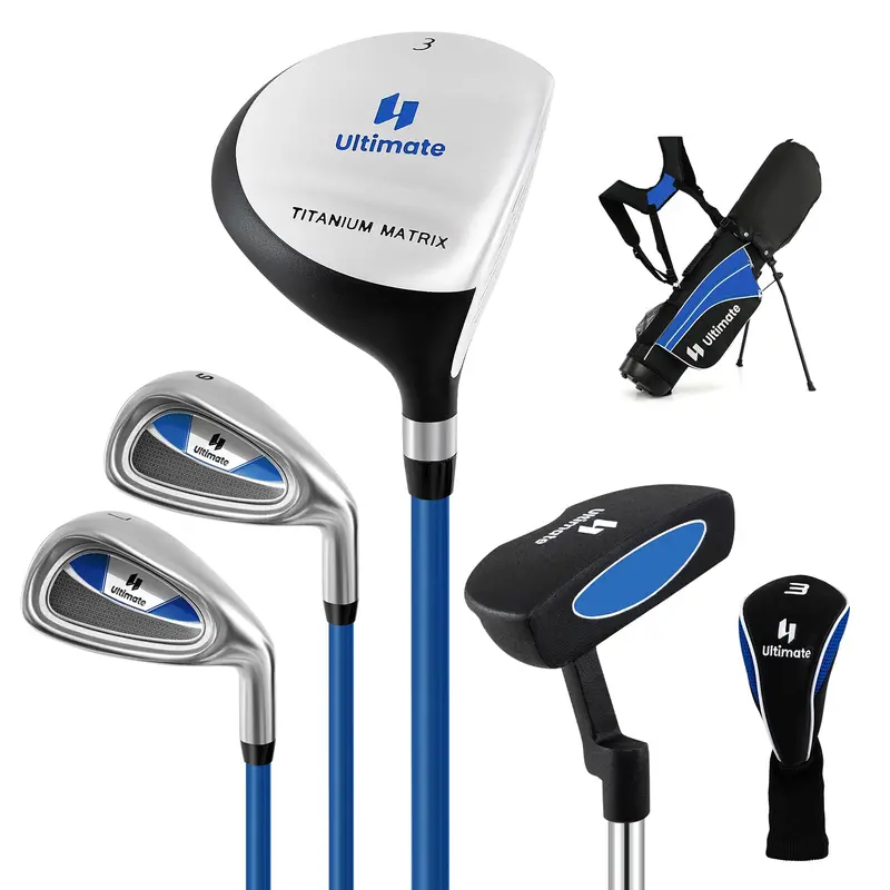 Right-Handed Junior Golf Set for Ages 11–13 — Complete Clubs with Lightweight Stand Bag
