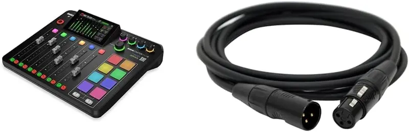 RODE RODECaster Pro II — All-in-One Podcasting, Streaming, and Music Production Console (Black)