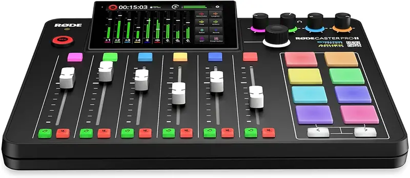 RODE RODECaster Pro II — All-in-One Podcasting, Streaming, and Music Production Console (Black) 2