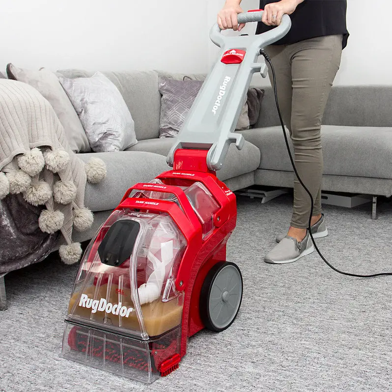 Rug Doctor Deep Clean Upright Carpet Cleaner – Heavy-Duty Extraction Machine with 2-Liter Detergent Kit