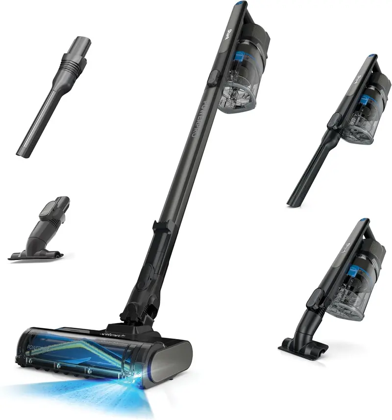 Shark IX141 Cordless Pet Vacuum – LED Headlights, Quick-Release Handheld Mode, 40-Min Runtime & Specialized Attachments for Carpets & Hard Surfaces