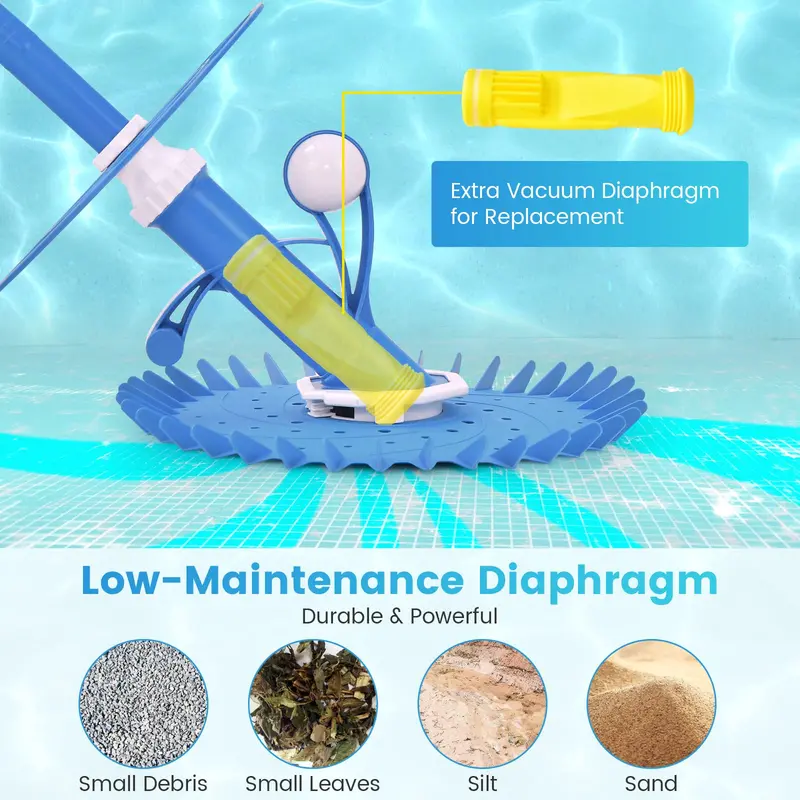 Smart Automatic Pool Vacuum – Precision Navigation & High-Efficiency Cleaning