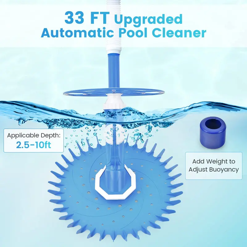 Smart Automatic Pool Vacuum – Precision Navigation & High-Efficiency Cleaning