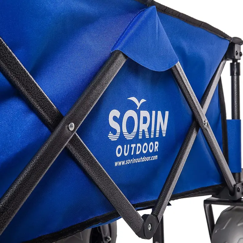 Sorin Heavy-Duty Beach Cart – Oversized Balloon Wheels, Reinforced Fabric Body, Optimized for Sand and Rough Terrain