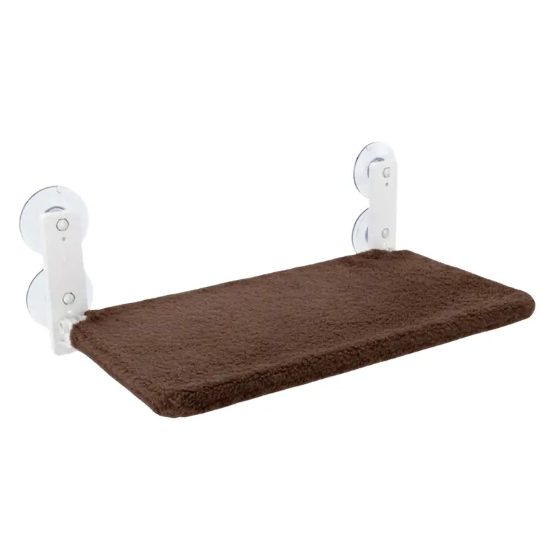 Suction Cup Cat Window Hammock Featuring Reversible Cover and Strong Glass Adhesion