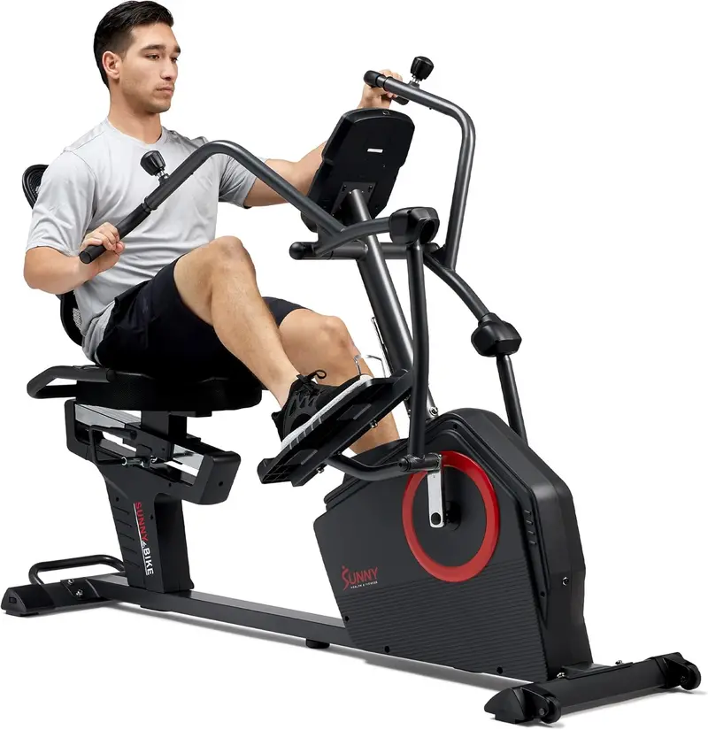Sunny Health & Fitness Elite Horizontal Cross Trainer for Upper and Lower Body Conditioning 2