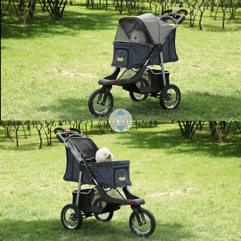 VIAGDO Premium Pet Stroller Designed for Small to Medium Dogs and Cats 2