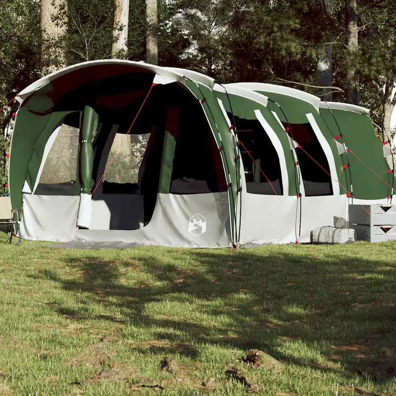 Water-Resistant 8-Person Tunnel Camping Tent – Spacious Family Shelter with Ventilation & Rainfly
