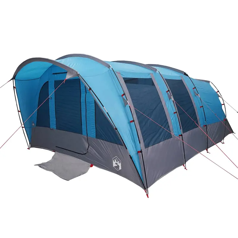 Water-Resistant 8-Person Tunnel Camping Tent – Spacious Family Shelter with Ventilation & Rainfly
